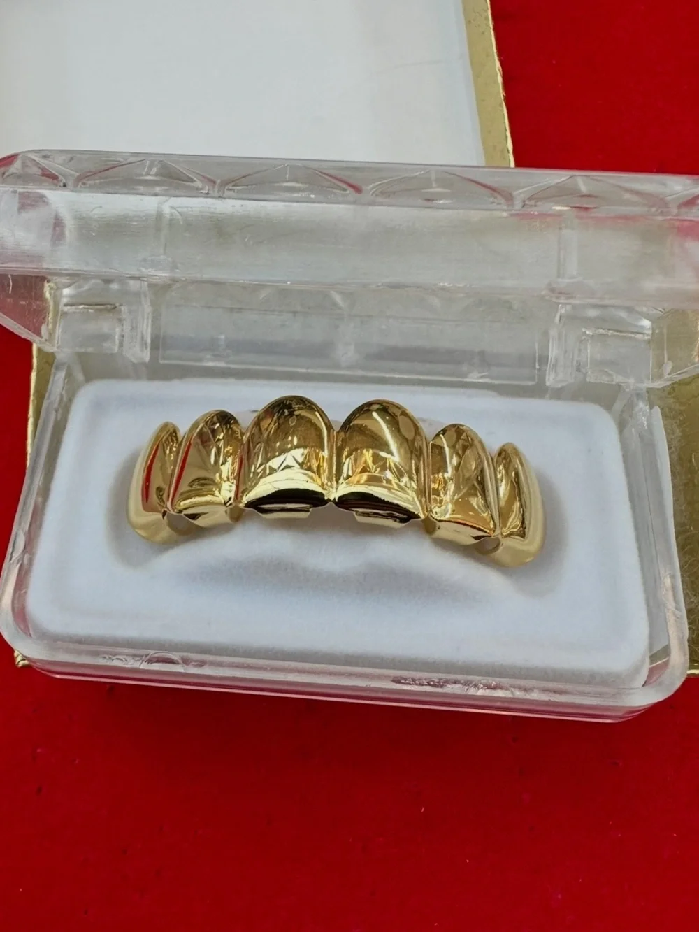 New Gold plated Grillz - 6-Top Teeth